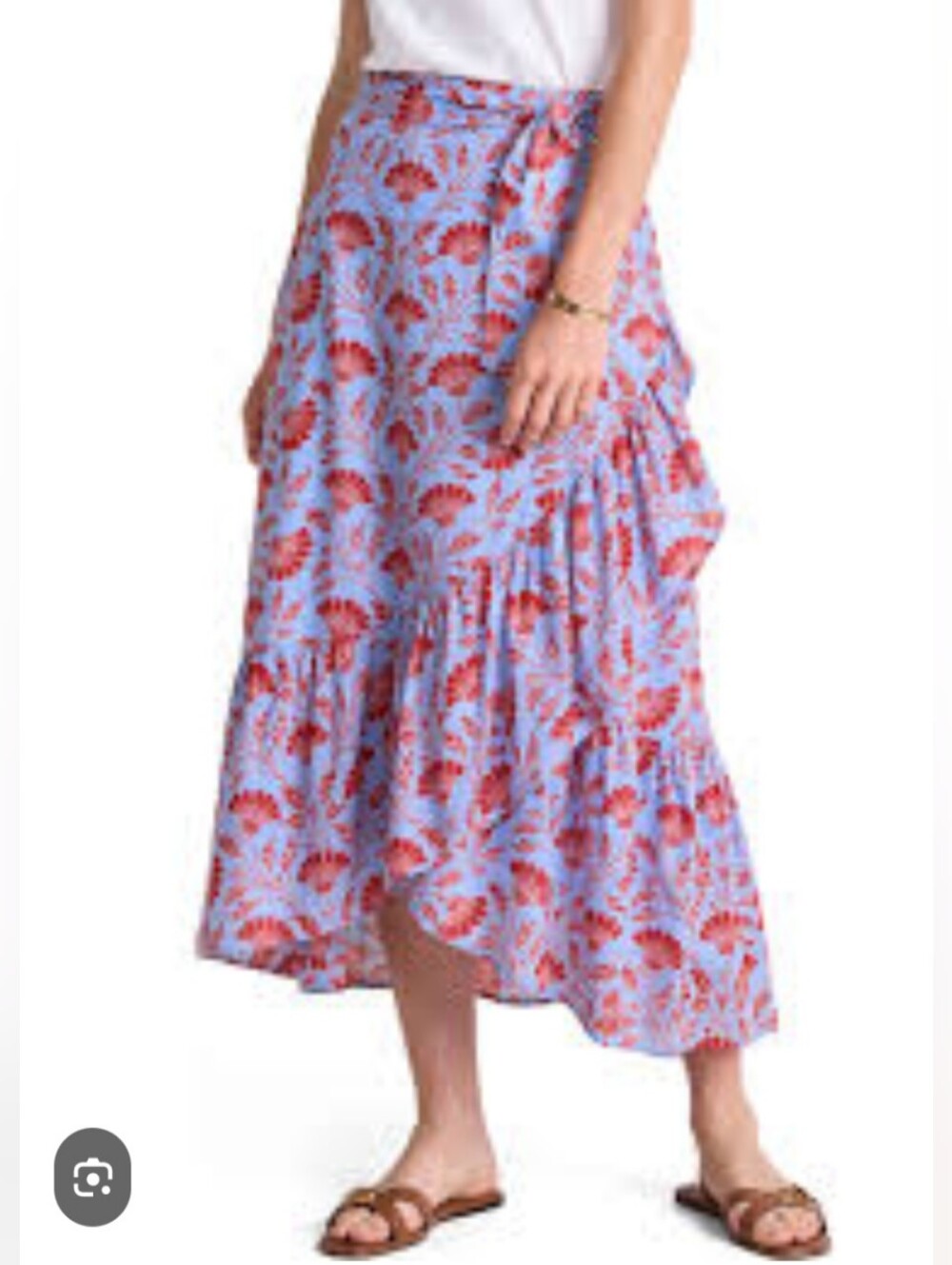 Vineyard Vines Floral Wrap Skirt